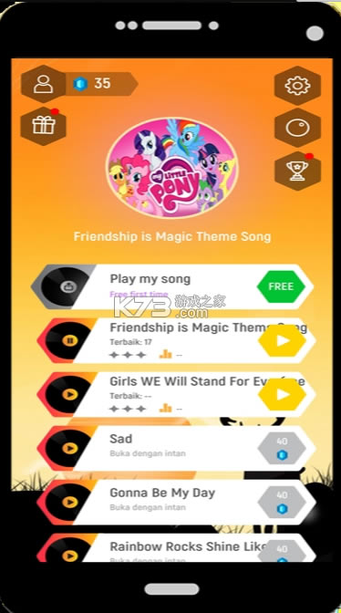 שϷ-שv1.0°my little pony tiles hop